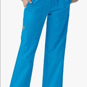 2 Bundle Scrubs 2 pair ,Wonderwink 4 way Stretch Wide Band Drawstring Elastic M